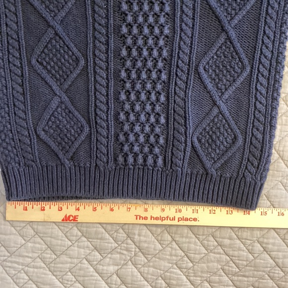 GAP Women's Purple Cable Knit Sweater - Picture 8 of 9